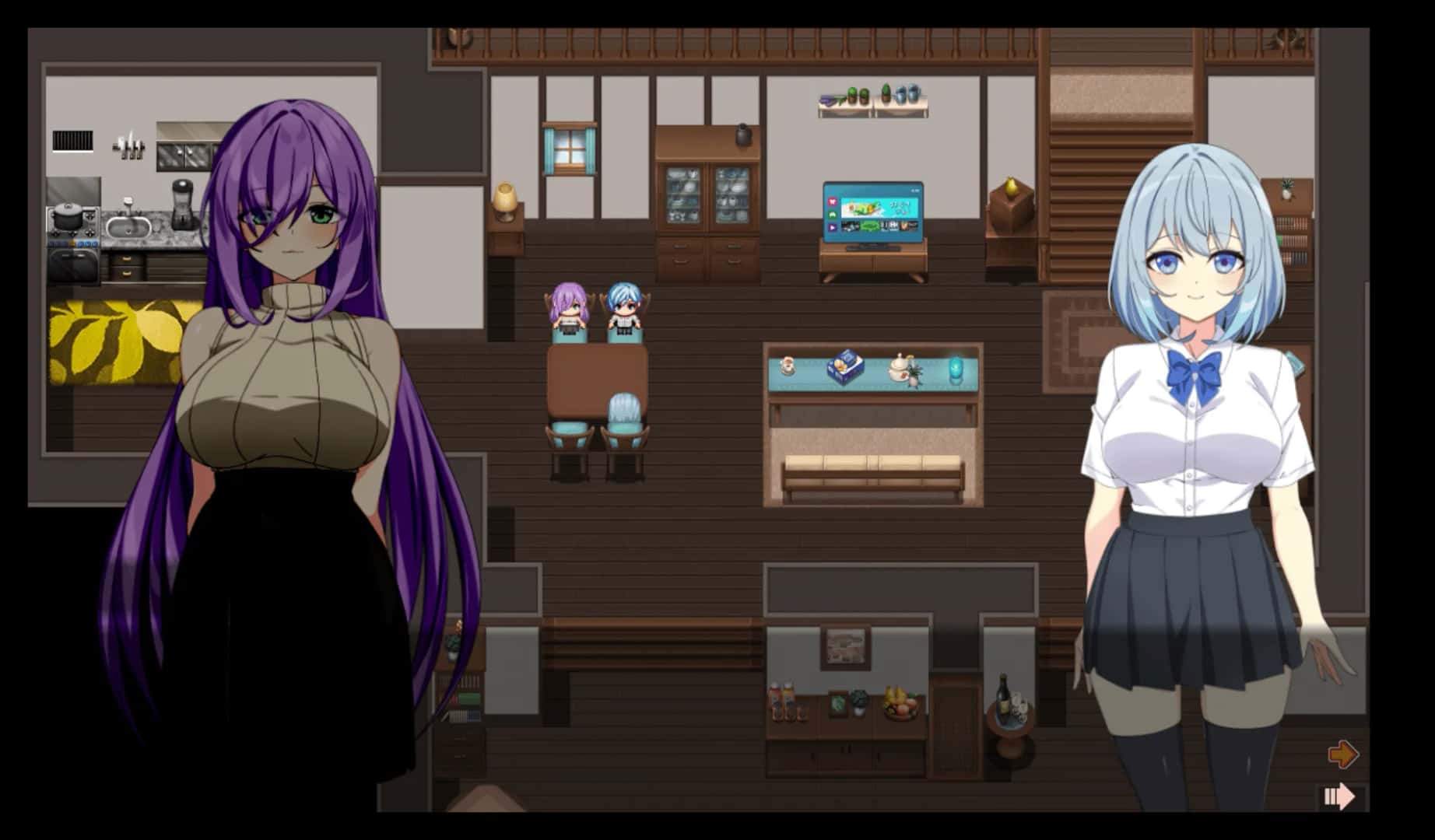 魔法少女露娜与奈奈美 版背景